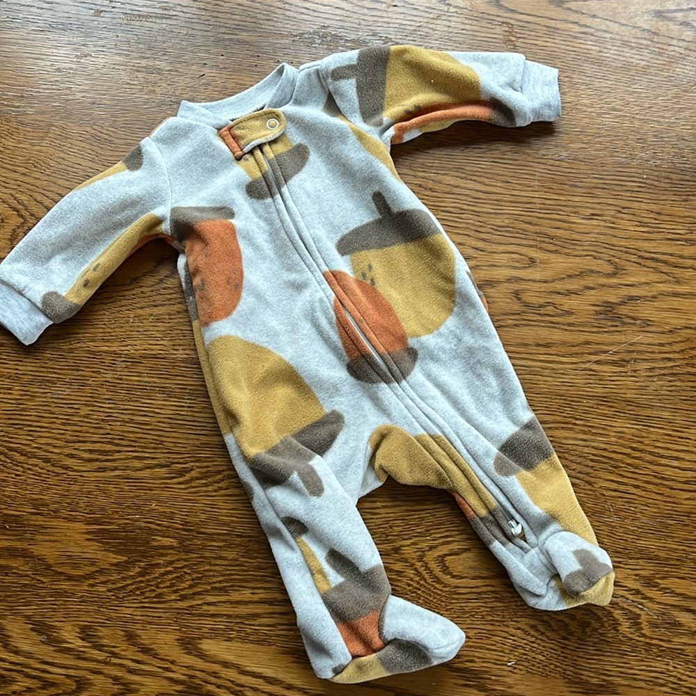 NB acorn onesie